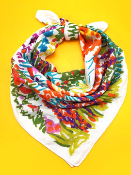 Michelle Floral Splatter Scarf