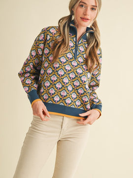 Marnie Quarter Zip Sweater
