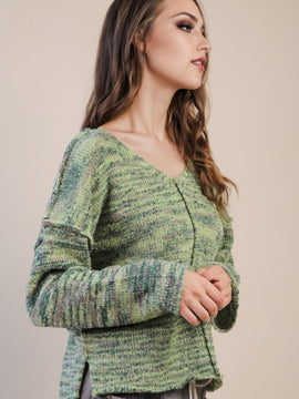 Marla Exposed Seam Sweater