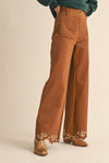 Dolly Embroidered Flare Pants