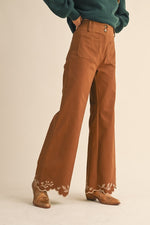 Dolly Embroidered Flare Pants