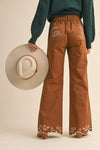 Dolly Embroidered Flare Pants