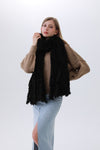 Carver Plush Tassel Scarf