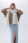 Carver Plush Tassel Scarf