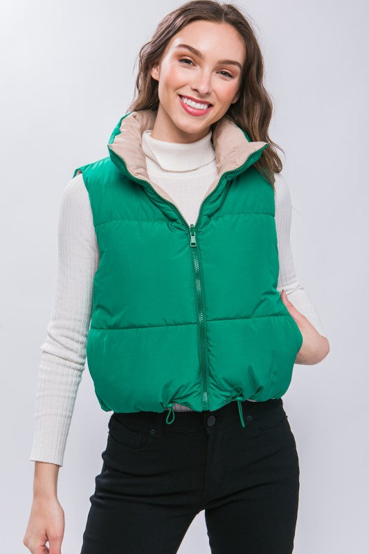 Cooper Reversible Puffer Vest