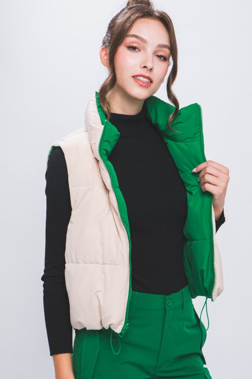 Cooper Reversible Puffer Vest