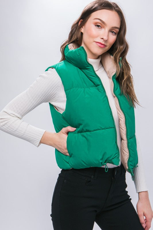Cooper Reversible Puffer Vest
