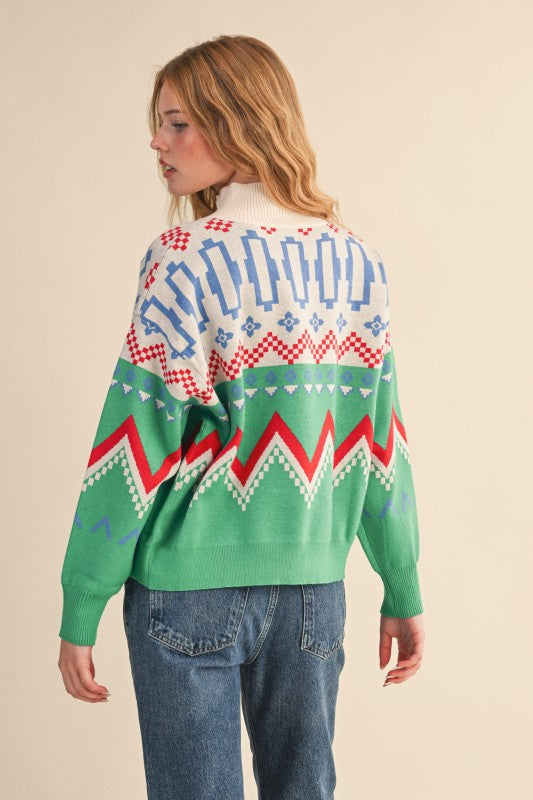 Xander Half Zip Sweater