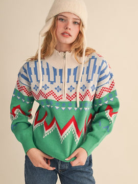 Xander Half Zip Sweater