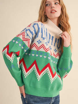 Xander Half Zip Sweater