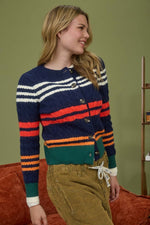 Bingo Striped Cardigan