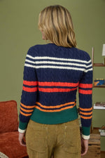 Bingo Striped Cardigan