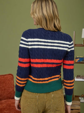 Bingo Striped Cardigan