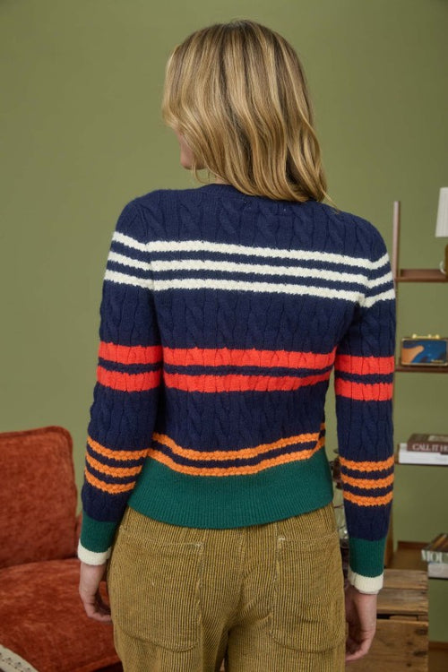 Bingo Striped Cardigan