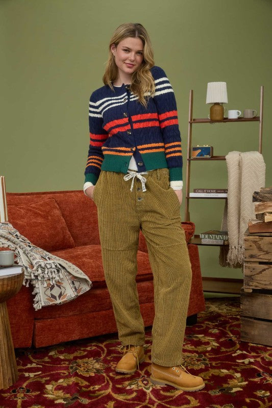 Bingo Striped Cardigan