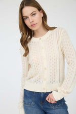 Caren Pointelle Cardigan