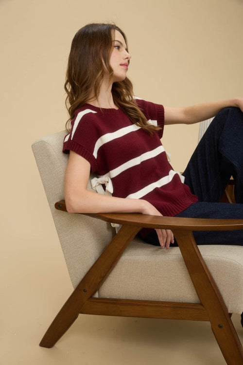 Andrea Side Tie Sweater