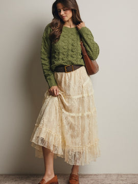 Mariella Pointelle Sweater