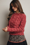 Mariella Pointelle Sweater
