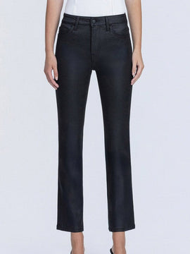 Chloe Straight Leg Coated Denim