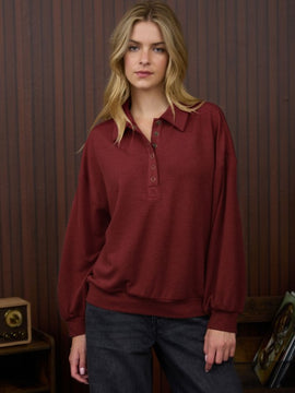 Aveda Super Soft Snap Top