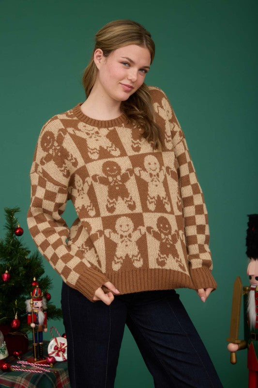 Spiced Gingerbread Sweater