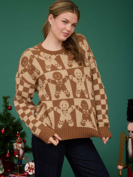 Spiced Gingerbread Sweater