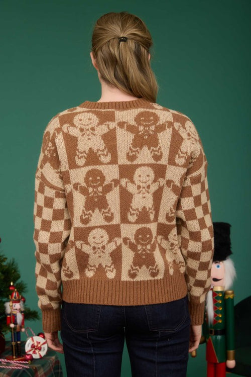 Spiced Gingerbread Sweater