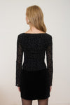 Salinas Lace Velvet Top
