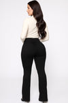 Hourglass Flared Pants With Pockets