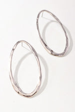 Modern Open Drop Earrings