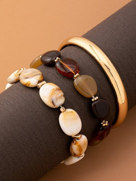 Sunstone Mixed Bracelet Set
