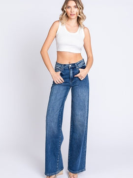 Harter Stretch Wide Leg Jeans