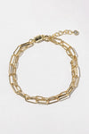 Janina Paperclip Bracelet 7"