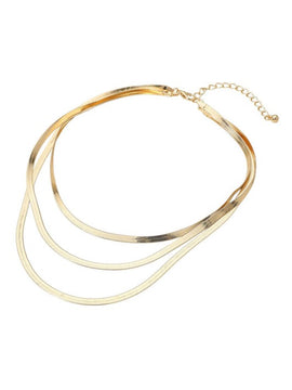 Cobra Layered Chain Necklace