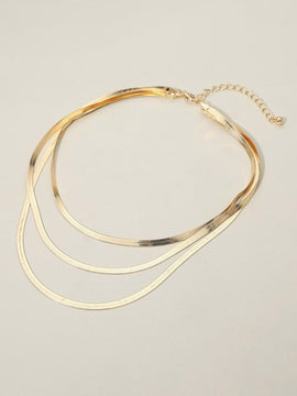 Cobra Layered Chain Necklace