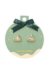 Triangle Stone Stud