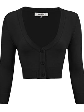 Fine Knit Crop Cardigan