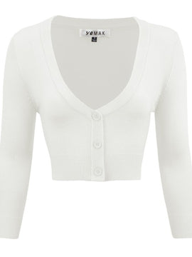 Fine Knit Crop Cardigan