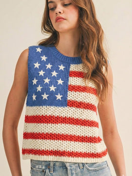 Daydreamer Flag Sweater Vest