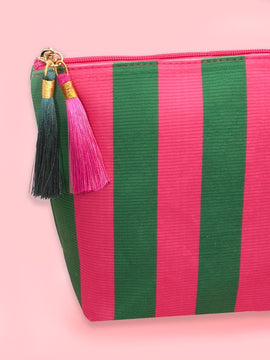 Taron Striped Catch All Bag