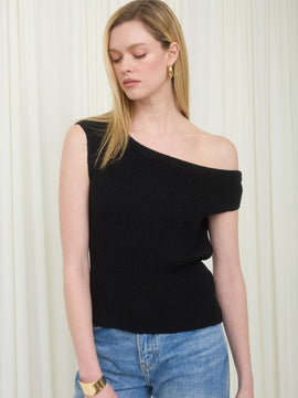 Ella Draped Shoulder Top