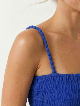 Eliza Pom Smocked Top