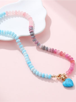 Lara Semi Precious Pendant Necklace