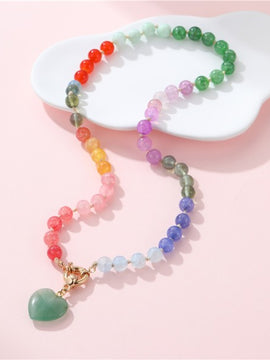 Lara Semi Precious Pendant Necklace