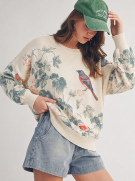 Poetic Flight Crewneck Sweater