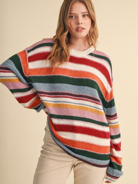 Leesa Striped Sweater