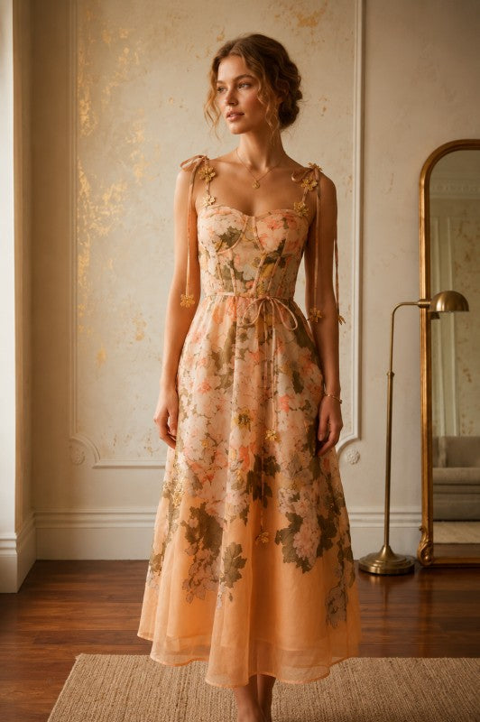 Jayne Floral Corset Dress – Nich Boutique