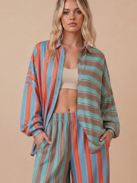 Trace Button Down Top