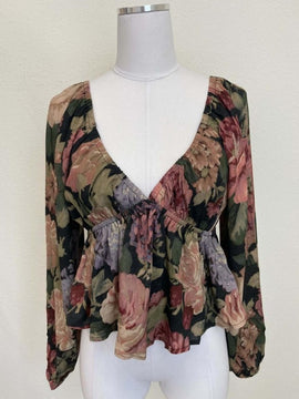 Lacey Floral Blouse